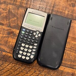 Texas Instruments TI-84 Plus Graphing Calculator‎ with Cover RAM Cleared